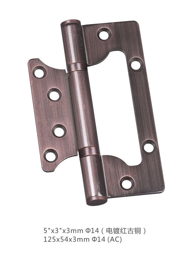 5X3X3mm子母合頁(yè)（紅古銅）